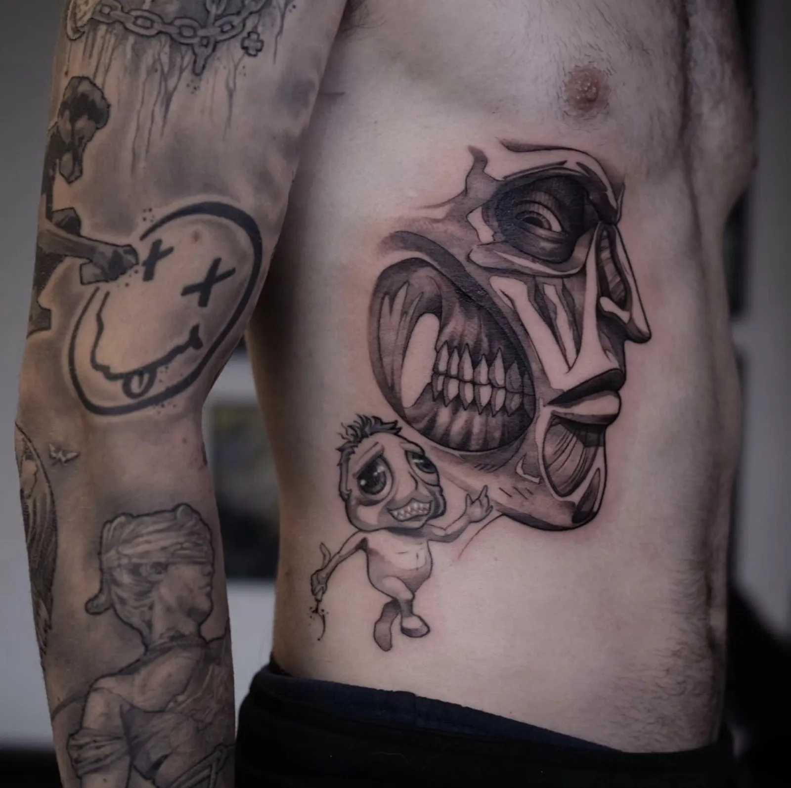 Black & Grey tattoo at Tattoo Heaven