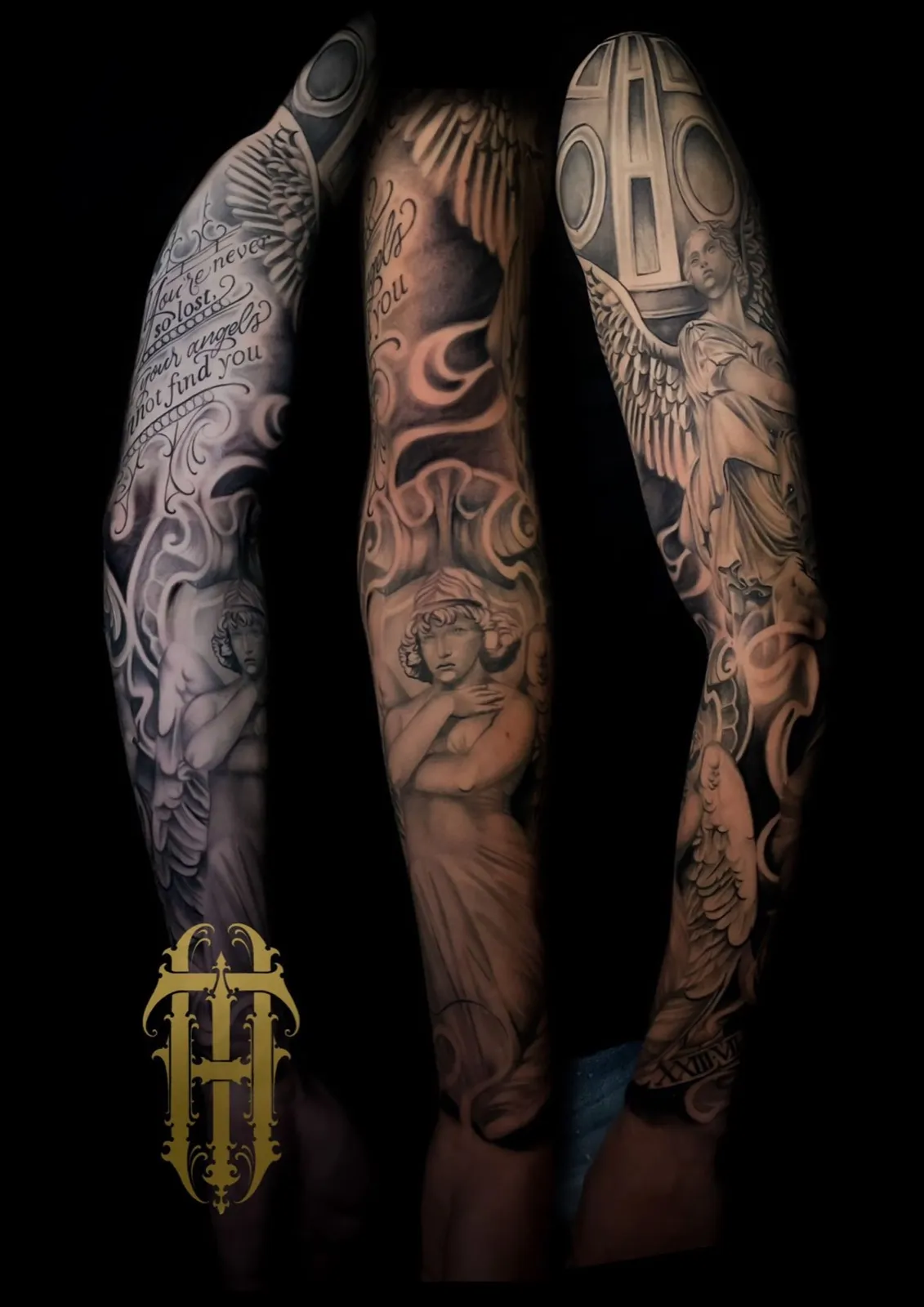 Black & Grey tattoo at Tattoo Heaven