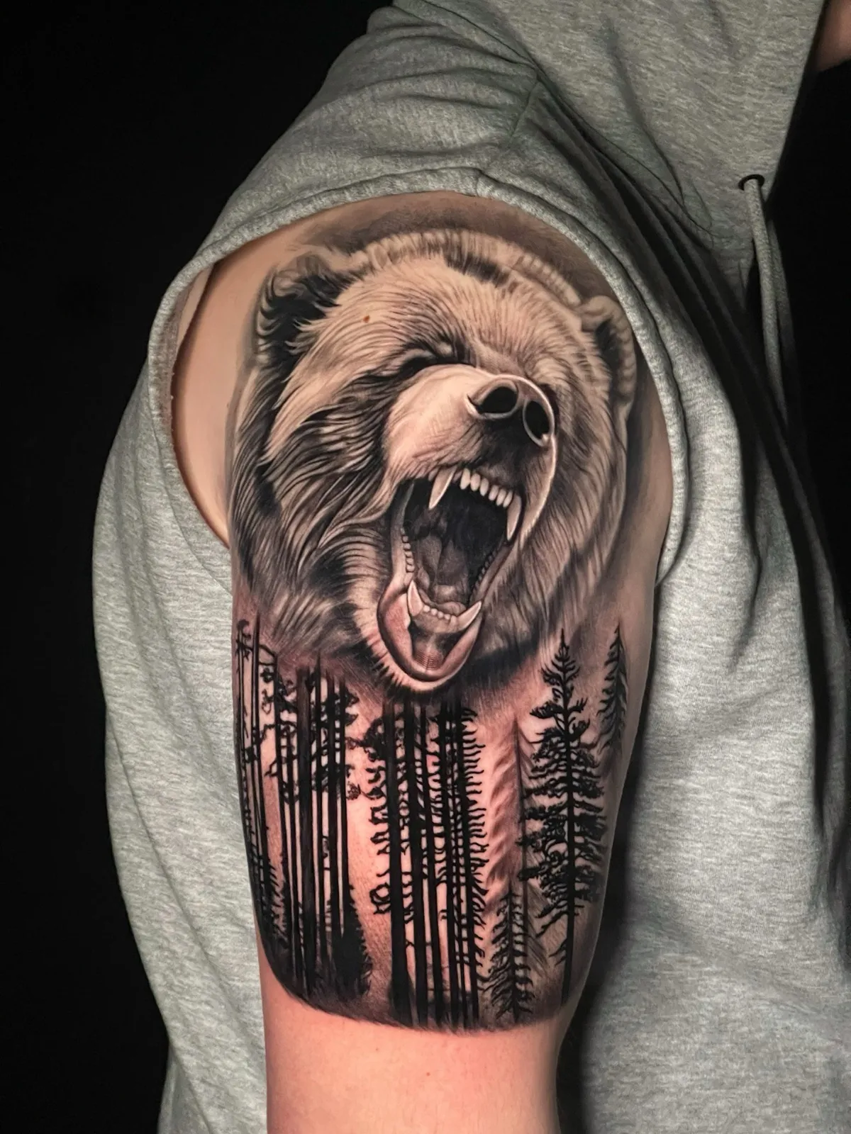 Black & Grey tattoo at Tattoo Heaven