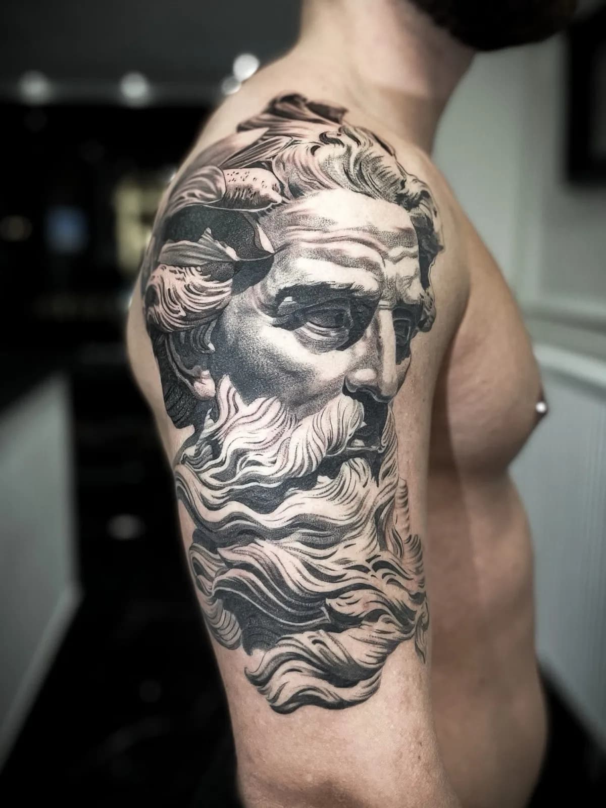 Black & Grey tattoo at Tattoo Heaven