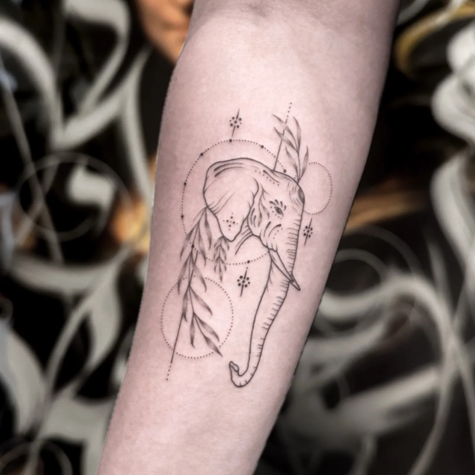 Fineline tattoo bij Tattoo Heaven
