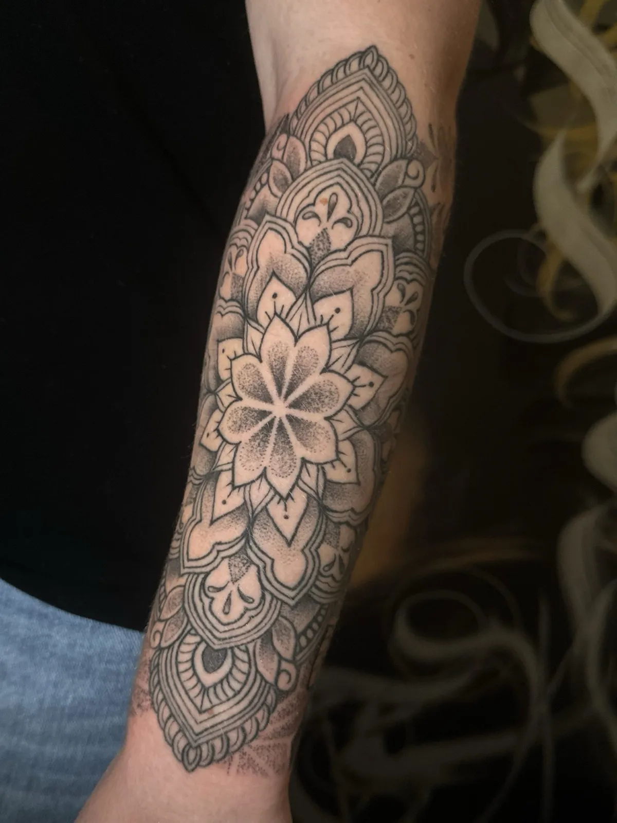 Ornamental tattoo at Tattoo Heaven