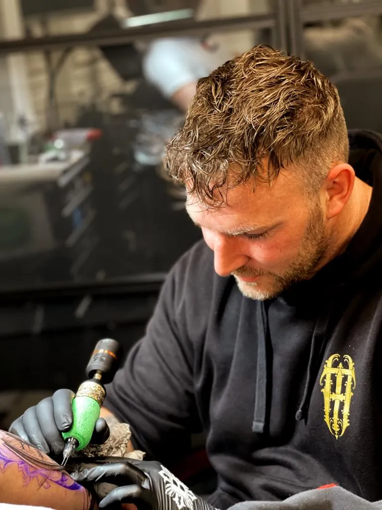 Danny, tattoo artist at Tattoo Heaven
