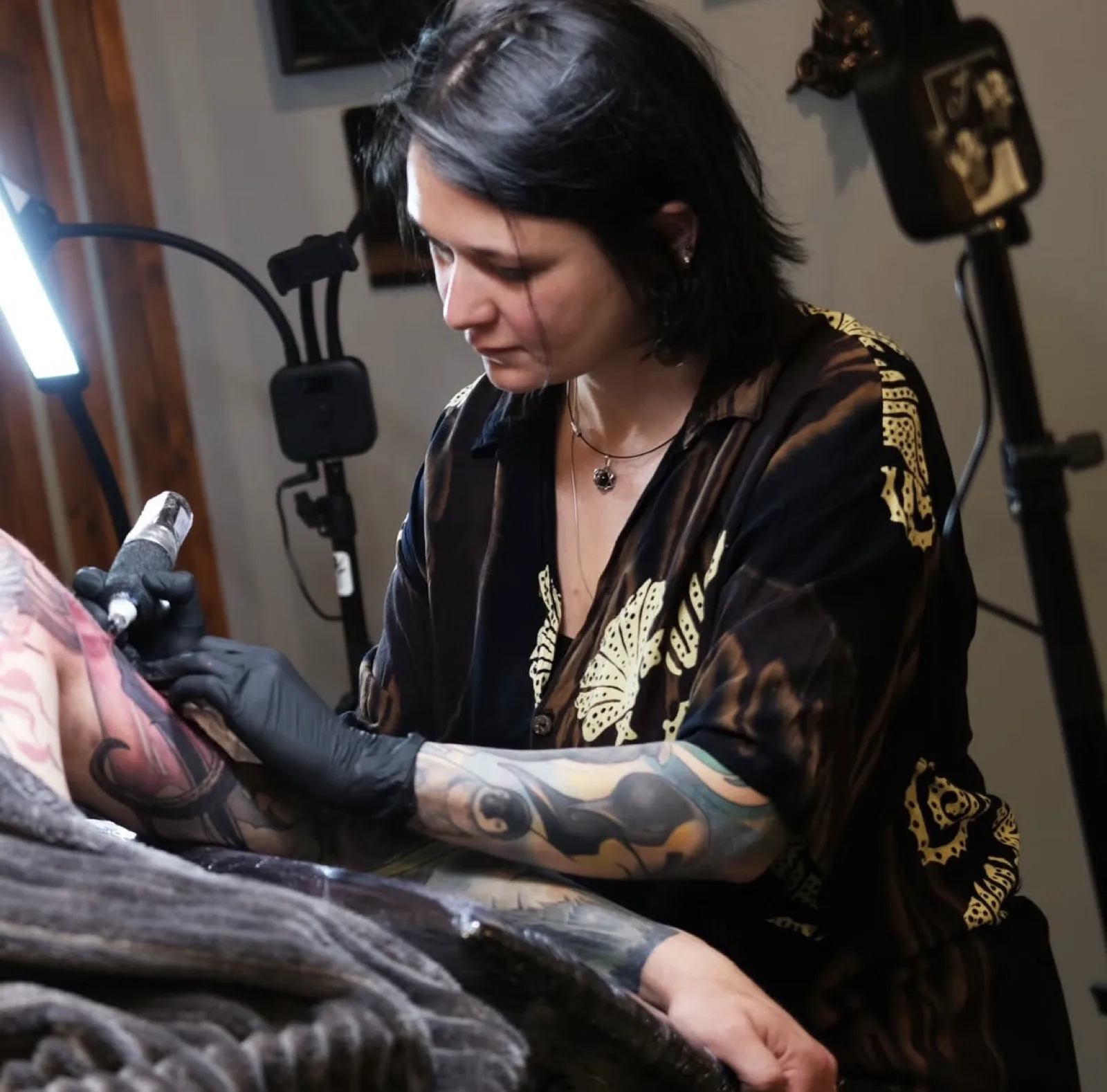 Jenya, tattoo artist at Tattoo Heaven