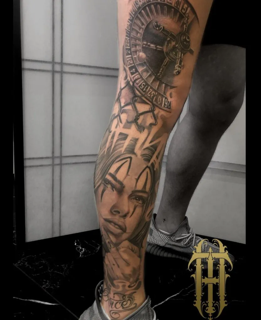 Chicano tattoo bij Tattoo Heaven