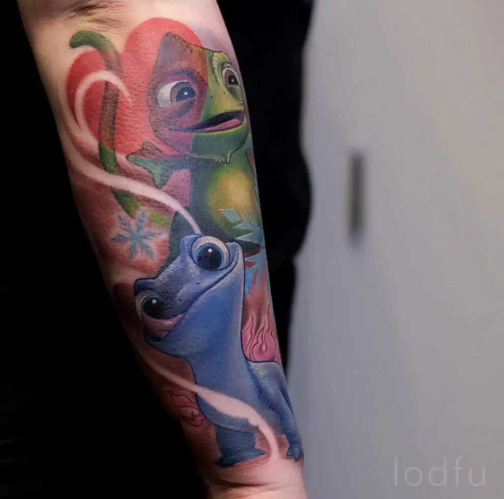 Color tattoo at Tattoo Heaven