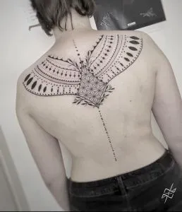 Ornamental tattoo at Tattoo Heaven